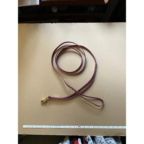 7’ Biothane Standard Dog Leash w/Traffic Handle 5/8" wide Brass Trigger Snap USA - Picture 4 of 7